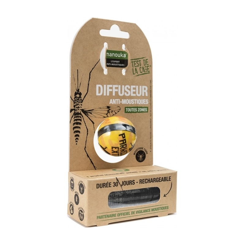 Manouka Diffuseur Anti-Moustiques Boule + Recharge - 6 ml
