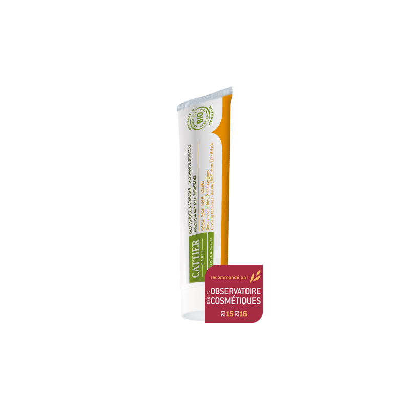 DENTIFRICE REMINÉRALISANT À L’ARGILE Dentargile Sauge - 75 ml