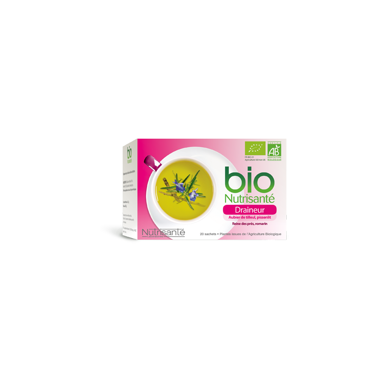 INFUSIONS BIO Draineur - 20 sachets