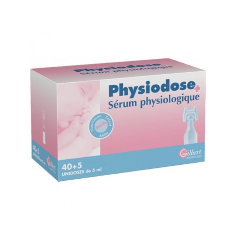 Gilbert Physiodose Sérum Physiologique - 40 unidoses