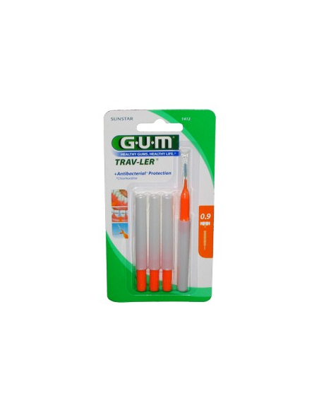 TRAV LER Brossettes Interdentaires 1412 0,9mm - 4 unités
