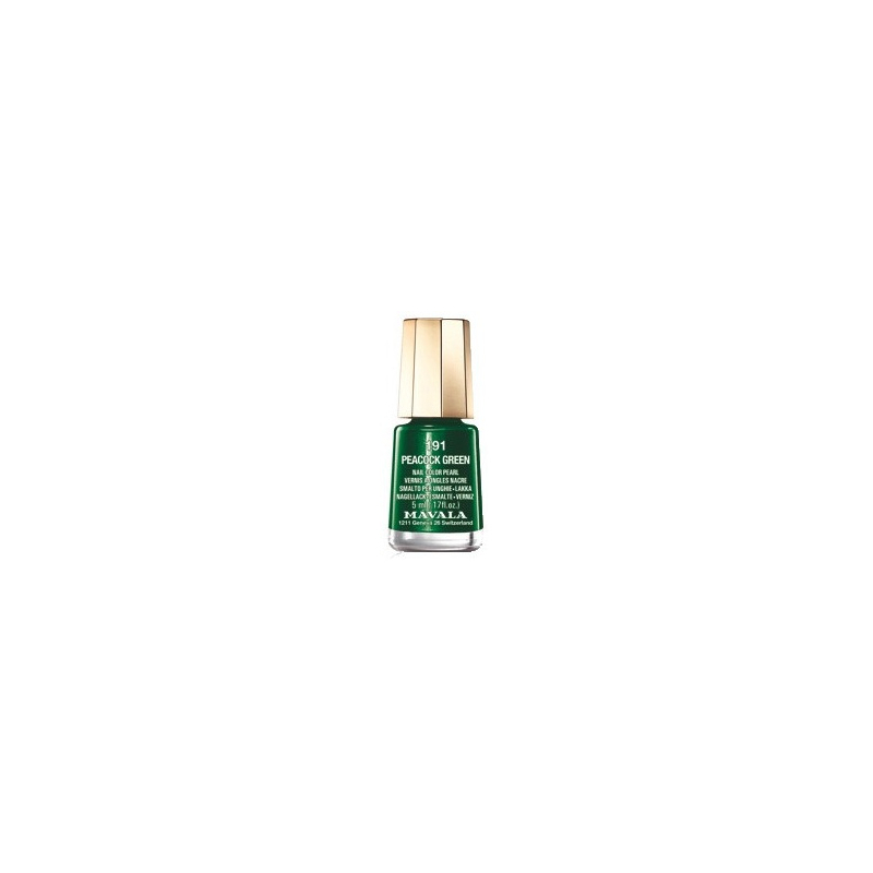 Mini color Vernis crème 191 Peacock Green Racing Green, 5ml