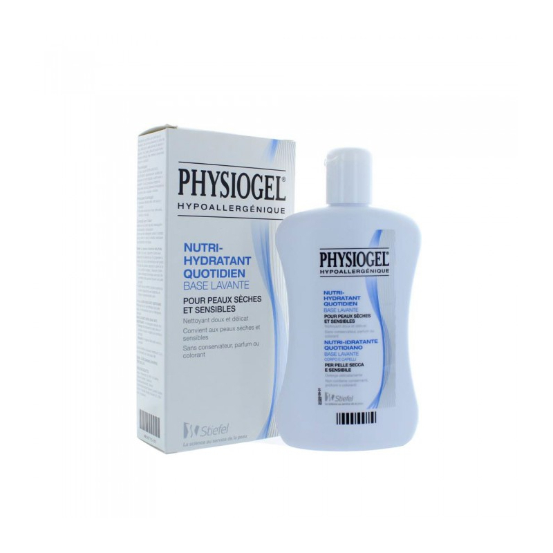 Physiogel Hypoallergénique  Base lavante, 250ml