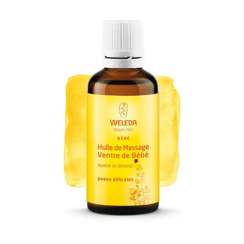 Calendula Bébé Huile de massage Ventre de bébé - 50ml