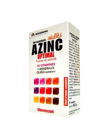 Azinc Optimal Adultes effervescent - 24 comprimés