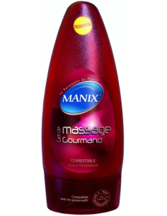 Gel de Massage Gourmand Fraise Onctueuse, 200ml