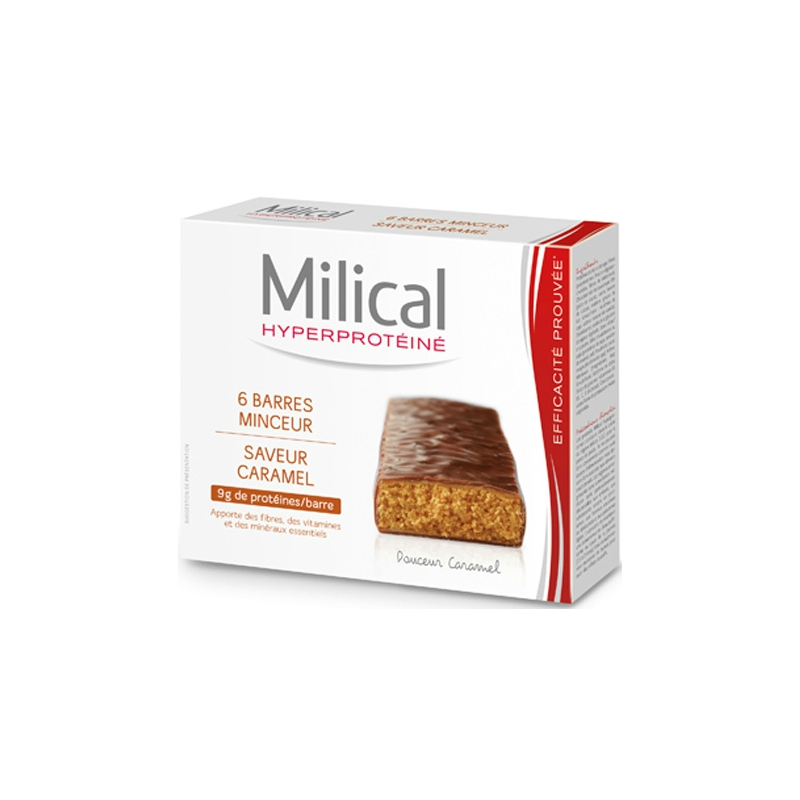 Barre Minceur Caramel, 6 barres