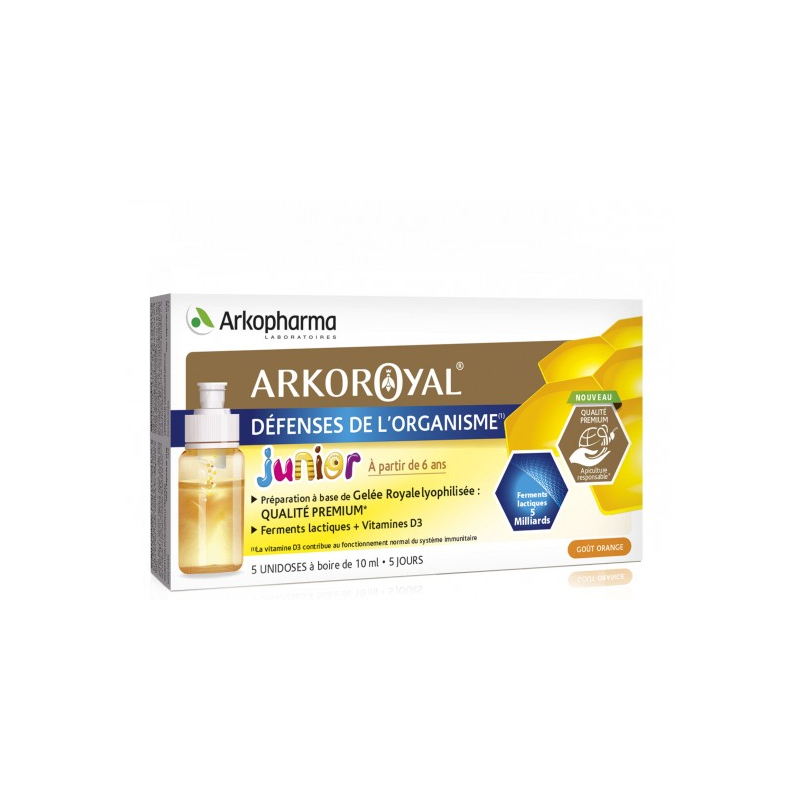 Arkoroyal® Défenses de l’Organisme Junior - 5x10ml