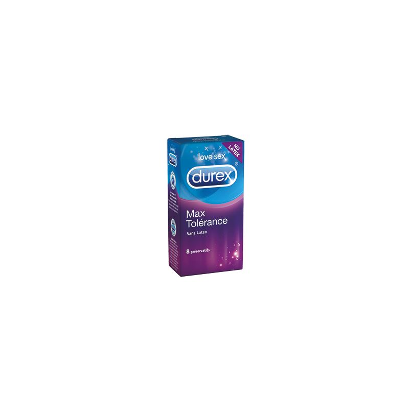 Durex Max Tolérance, 8 préservatifs