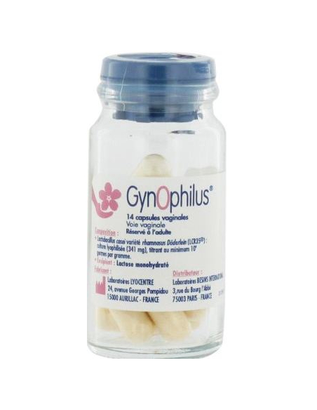 Gynophilus, Rééquilibrant de la Flore Vaginale, 14 gélules
