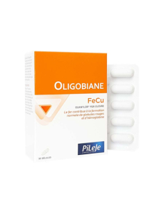 Oligobiane FeCu - 30 gélules