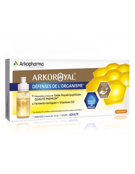 ARKOROYAL® Défenses de l’Organisme Adultes - 7x15ml