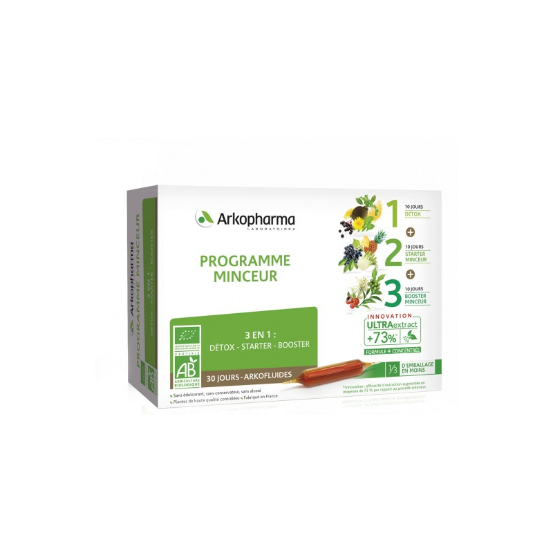 Arkofluide Programme Minceur 30 jours - 30x15ml