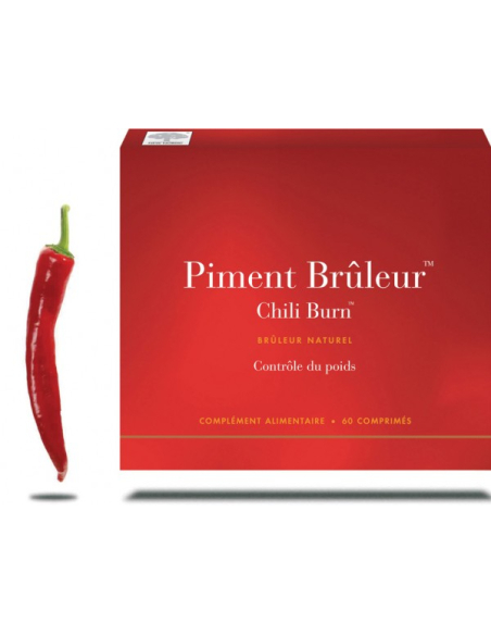 Piment brûleur naturel, contrôle du poids, 60 comprimés