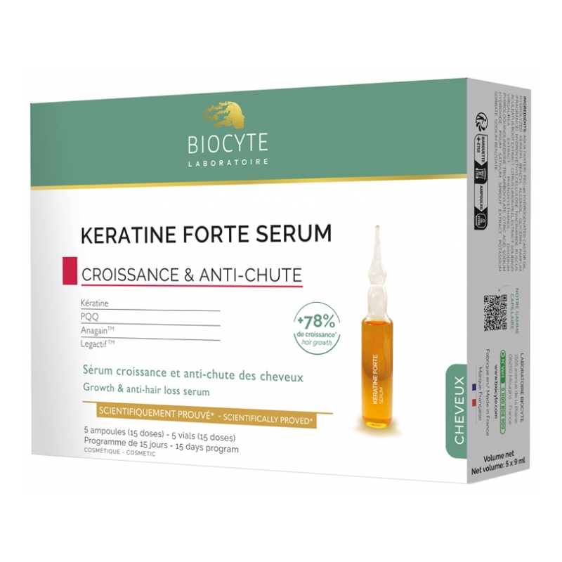 Biocyte Keratine Forte Sérum - 5 ampoules