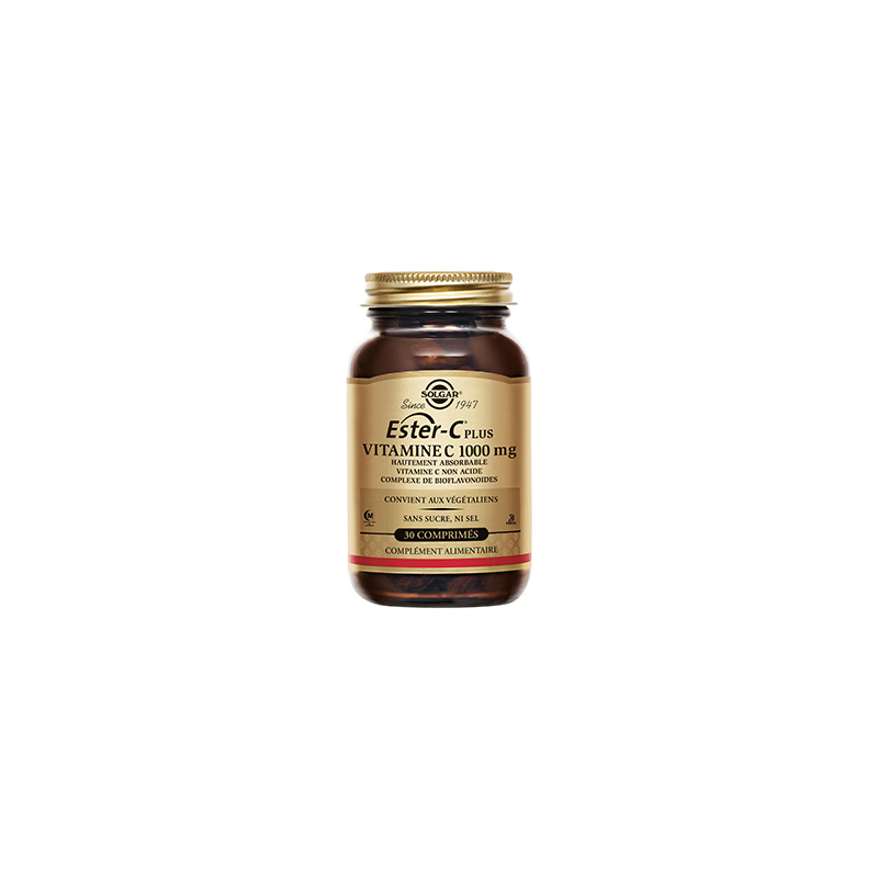 Solgar Ester C Plus 1000mg Vitamine C - 90 comprimés