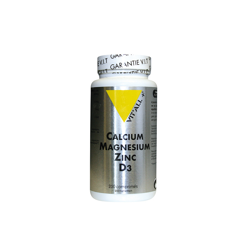 Calcium Magnésium Zinc D3 - 250 comprimés