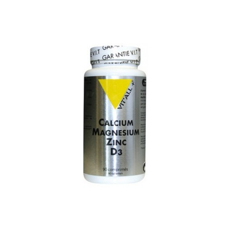 Calcium Magnésium Zinc D3 - 90 comprimés