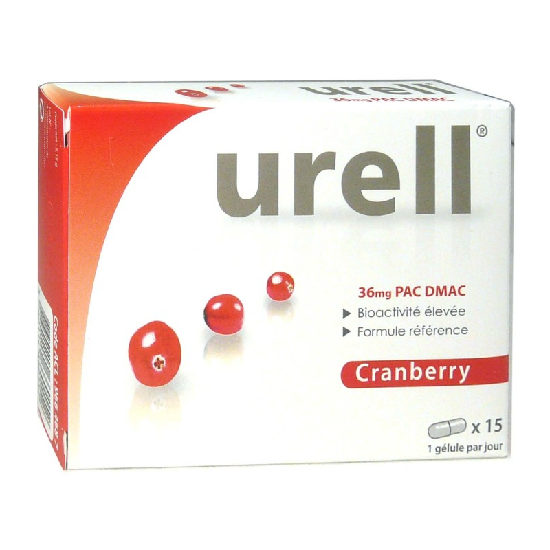 Urell 36Mg Cranberry - 15 gélules