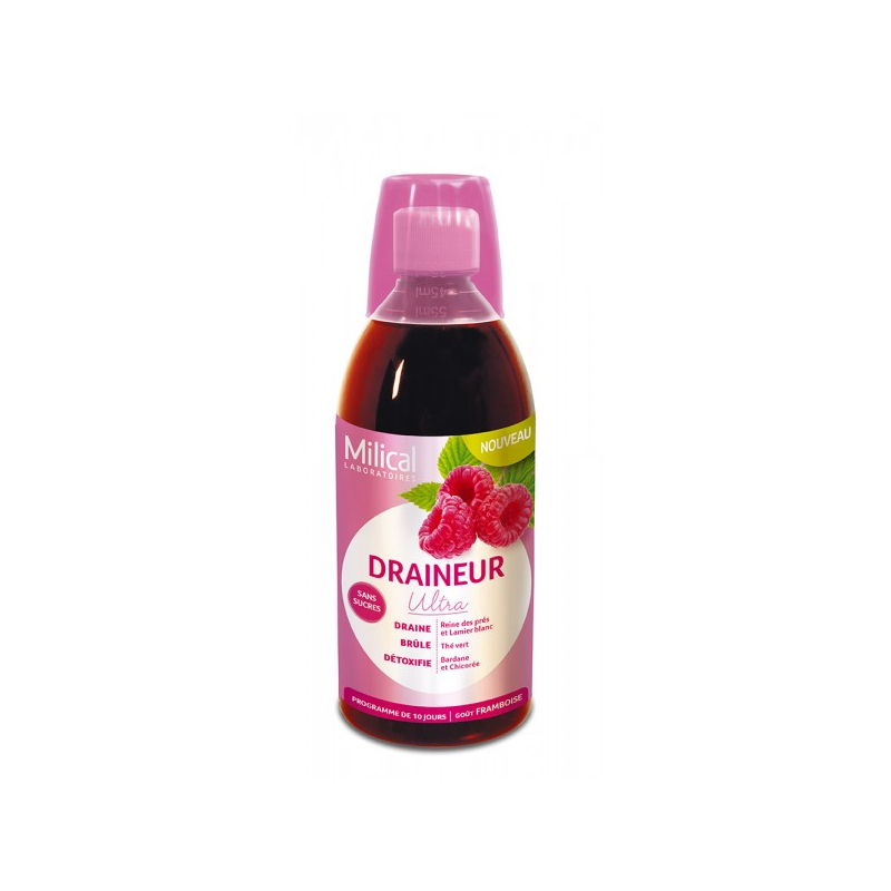 Draineur Minceur Ultra Goût Framboise - 500ml