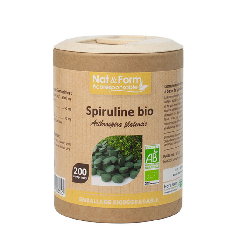 SPIRULINE BIO - 200 gélules