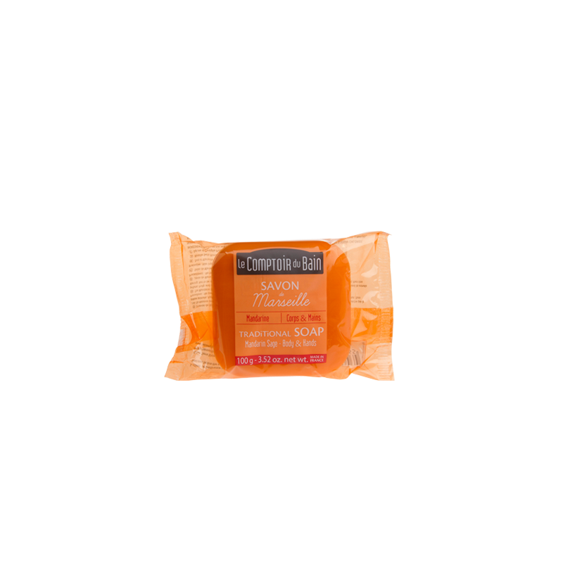 Savon de Marseille Mandarine Sauge - 100g