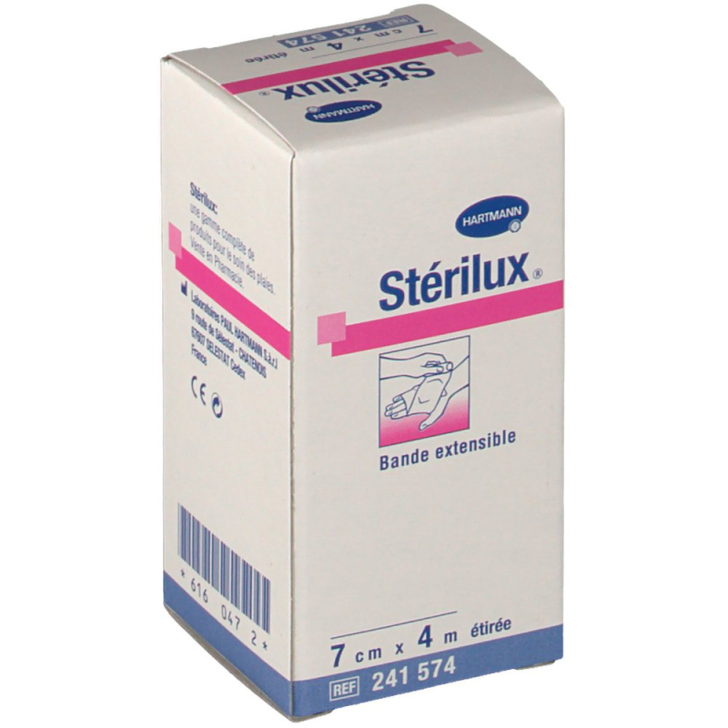 Stérilux bande extensible 4mx7cm - 1 rouleau