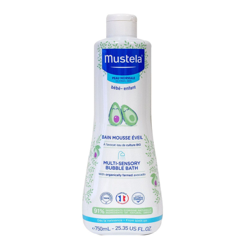 Mustela Bain Mousse Éveil à l'Avocat - 750ml