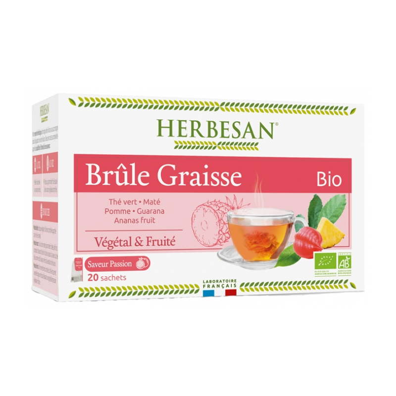 Herbesan Infusion Bio Brûle-Graisse - 20 Sachets