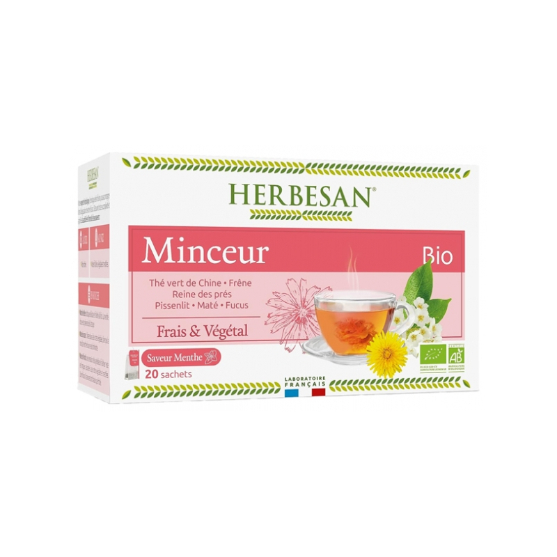 Herbesan Infusion Minceur Bio - 20 Sachets