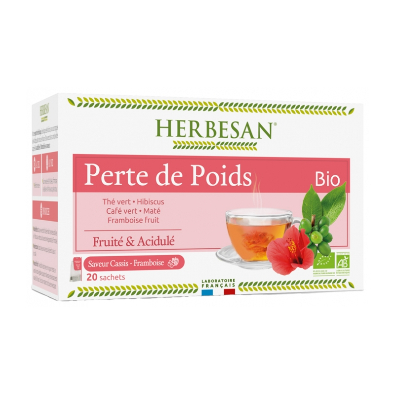 Herbesan Infusion Bio Perte de Poids - 20 Sachets