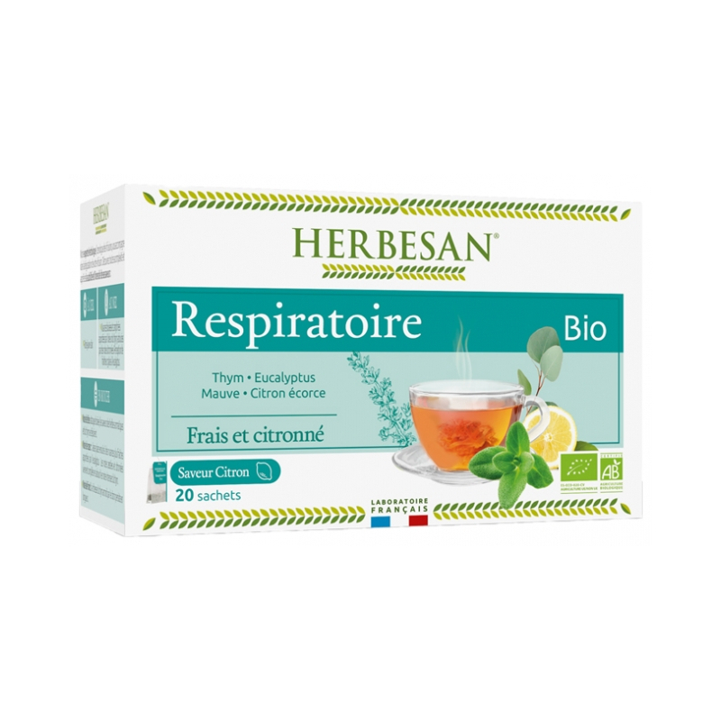 Herbesan Infusion Respiratoire Bio - 20 Sachets