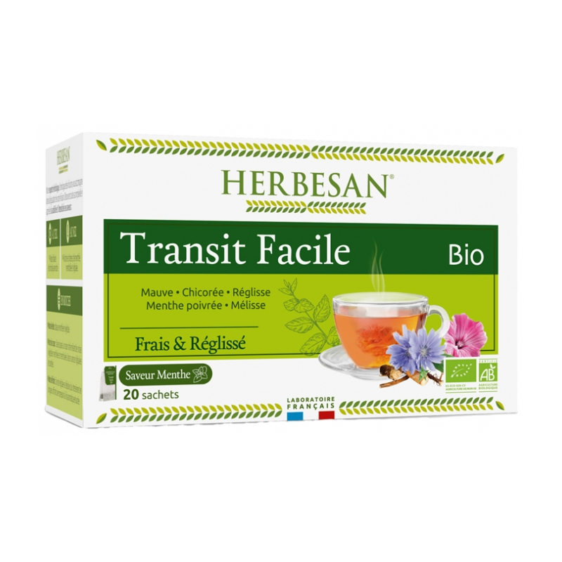 Herbesan Infusion Bio Transit Facile - 20 Sachets