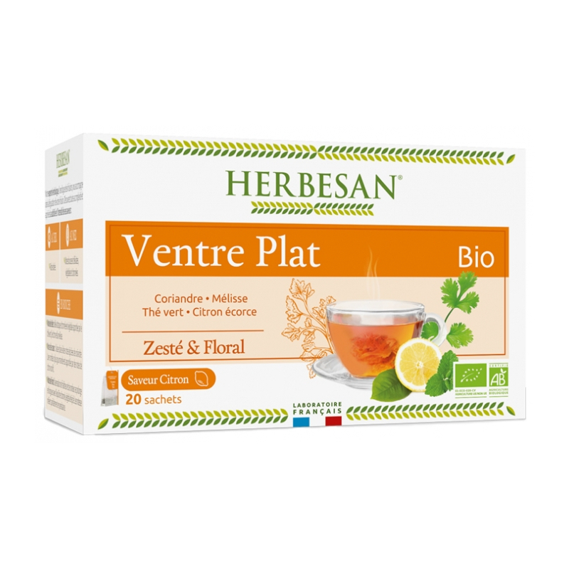 Herbesan Infusion Bio Ventre Plat - 20 Sachets