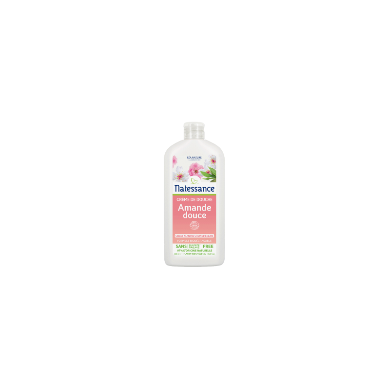 Gel Douche Amande-Parfum Pêche de Vigne Sans Sulfates - 1L