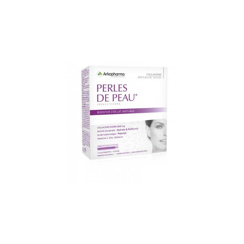 PERLES DE PEAU Booster d'éclat Anti-âge - 10 flaconnettes de 25 ml 