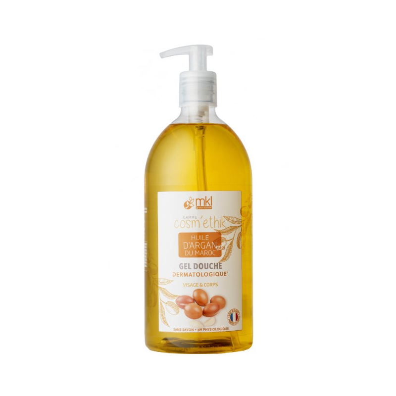 Gel Douche Dermatologique Cosm'ethik Huile d'Argan du Maroc - 1L