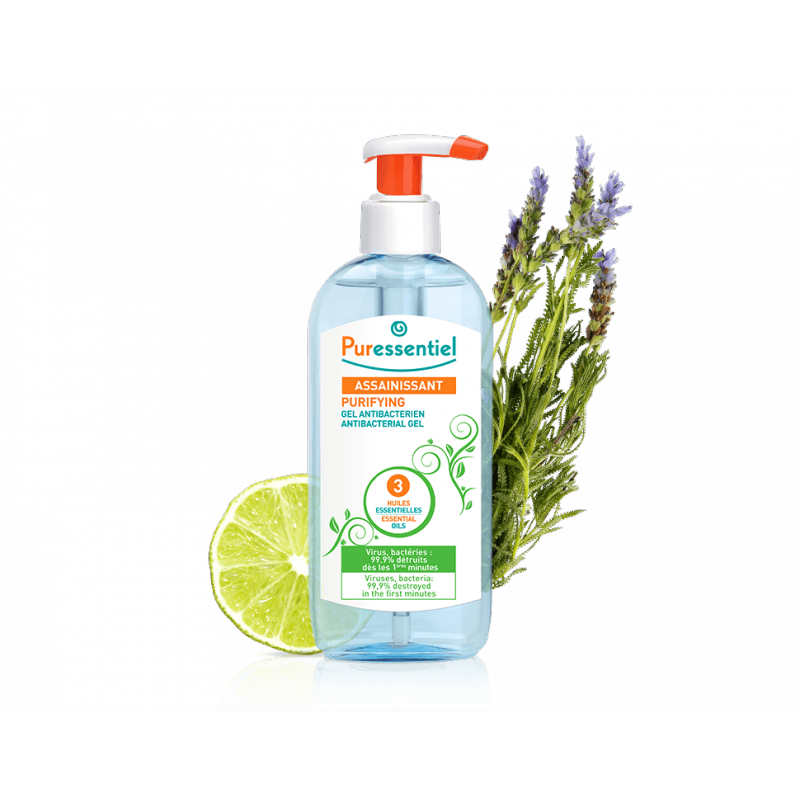 Gel Hydro-Alcoolique Antibactérien 3 Huiles Essentielles - 250ml