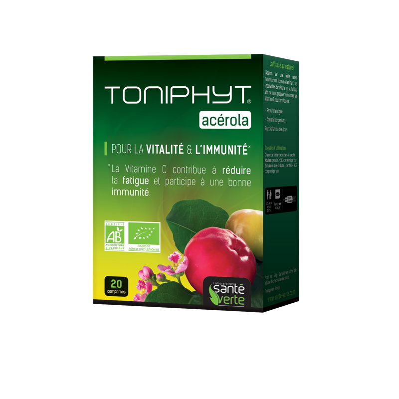 TONIPHYT Acérola - 20 comprimés