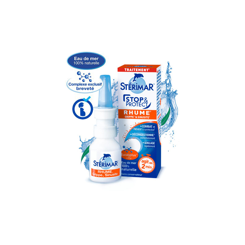 Stérimar Stop & Protect Nez Infecté Très Bouché - 20ml