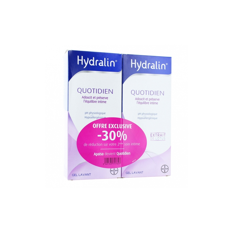 Hydralin Quotidien DUO - 2x400ml