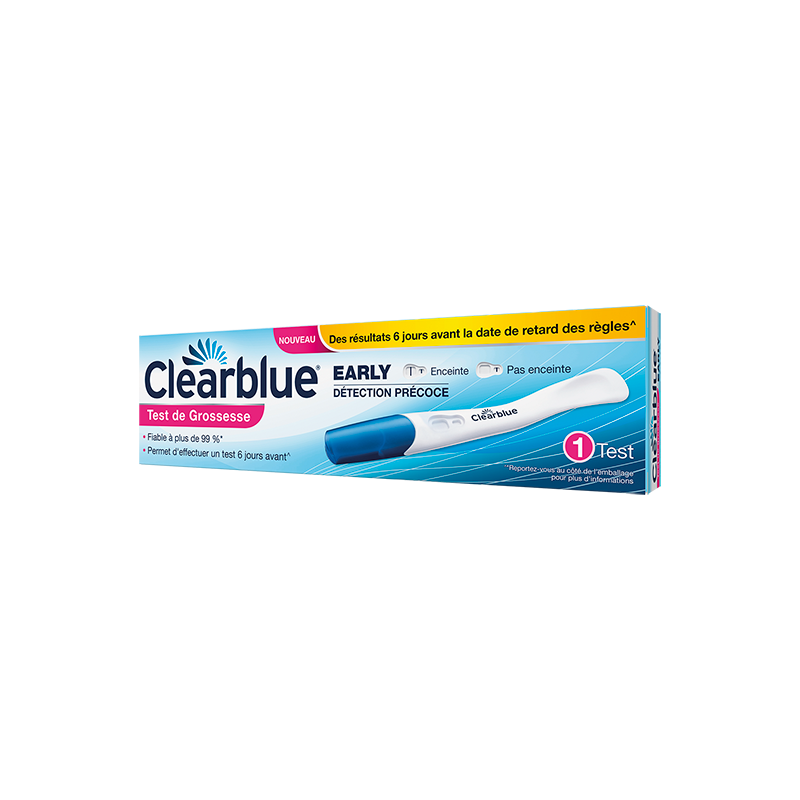 Clearblue EARLY Test de Grossesse Détection Précoce - 1 unité