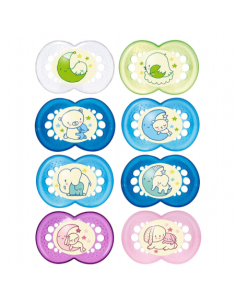 Sucette Nuit Caoutchouc +6...