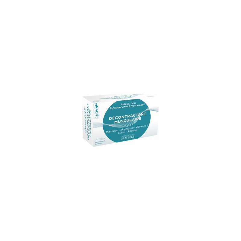 GRANIONS® Décontractant Musculaire - 30 ampoules