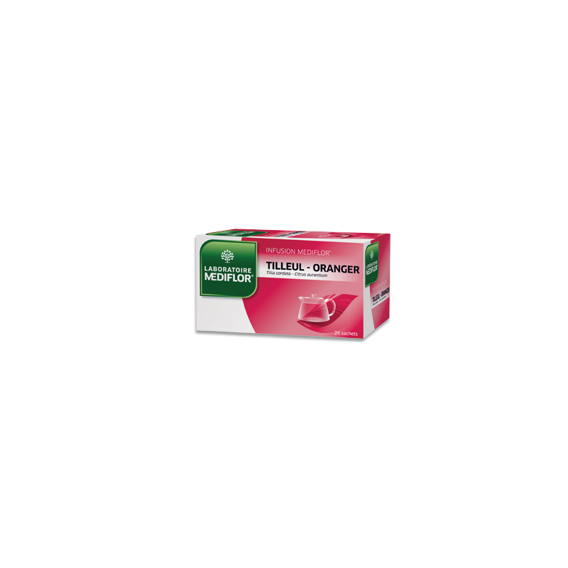 Infusion Médiflor Tilleul oranger - 24 sachets