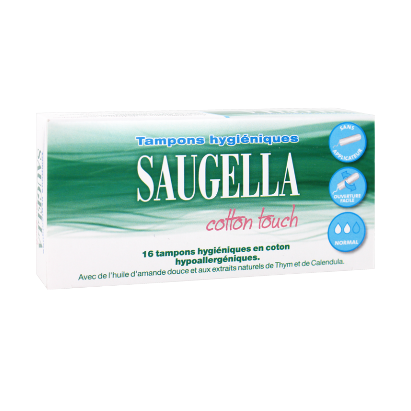 Saugella Cotton Touch 16 Tampons Hygiéniques Normal