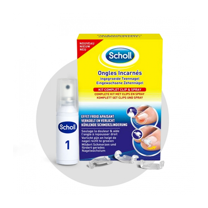 Scholl Ongles Incarnés Kit Complet Clip & Spray