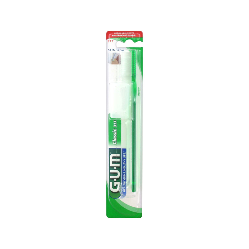 GUM Brosse à Dents Classic 311 - Vert