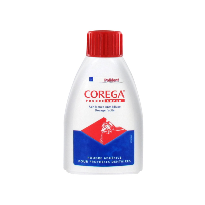 Polident Corega Poudre Super Poudre Adhésive Pour Prothèses Dentaires - 50 g