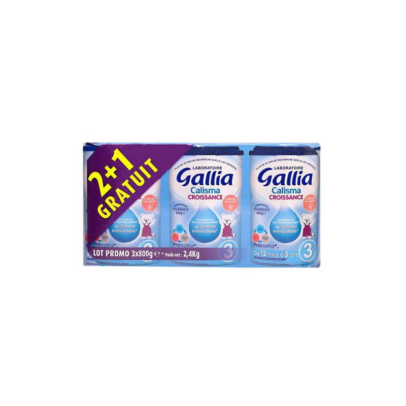 Gallia Calisma Croissance Tripack - 3x800g 